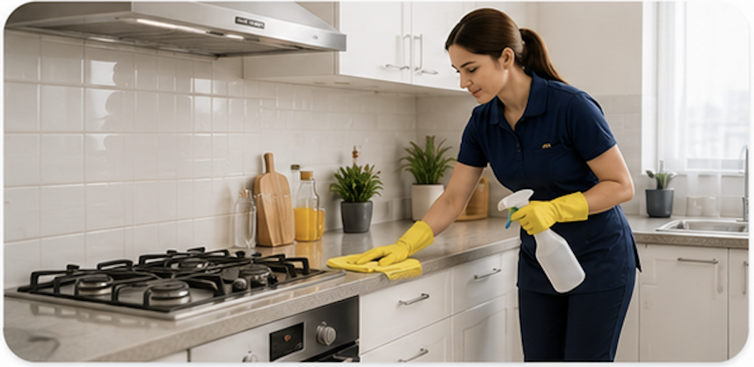 Kitchen deep cleaning