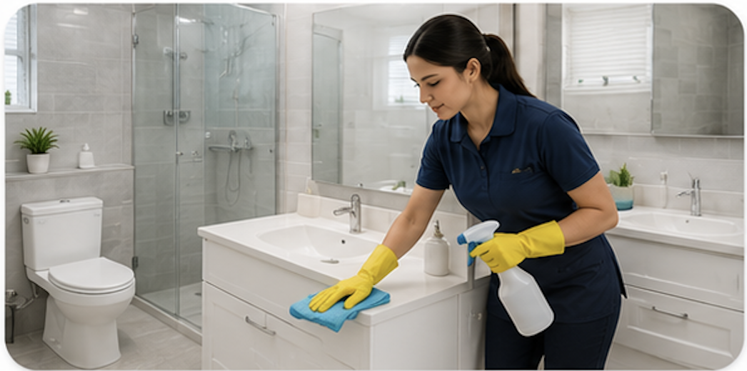 Bathroom cleaning service
