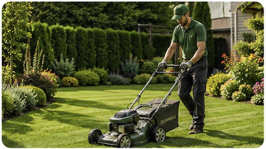 Lawn maintenance service