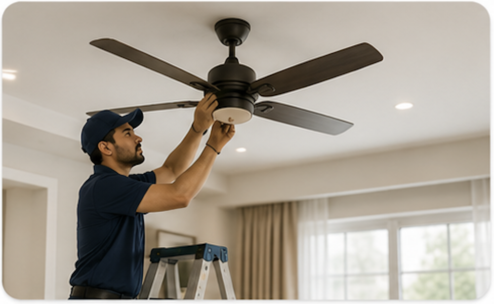 Fan installation service