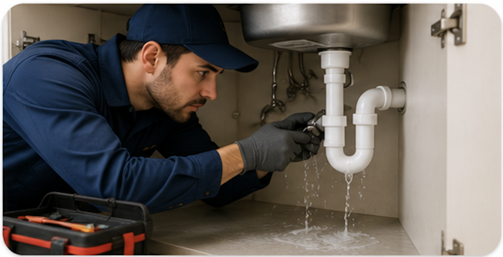 Leak repair service