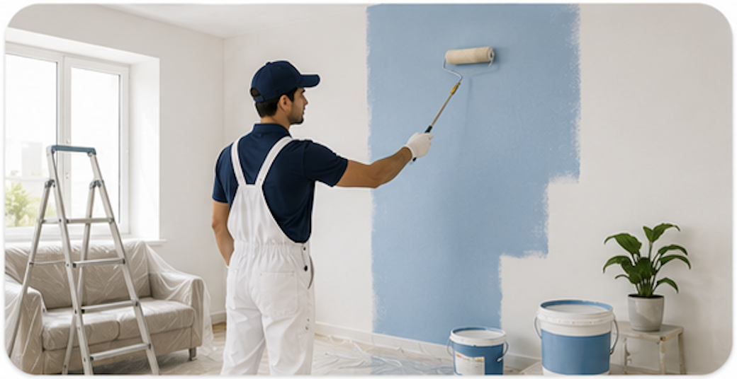 Interior wall painting