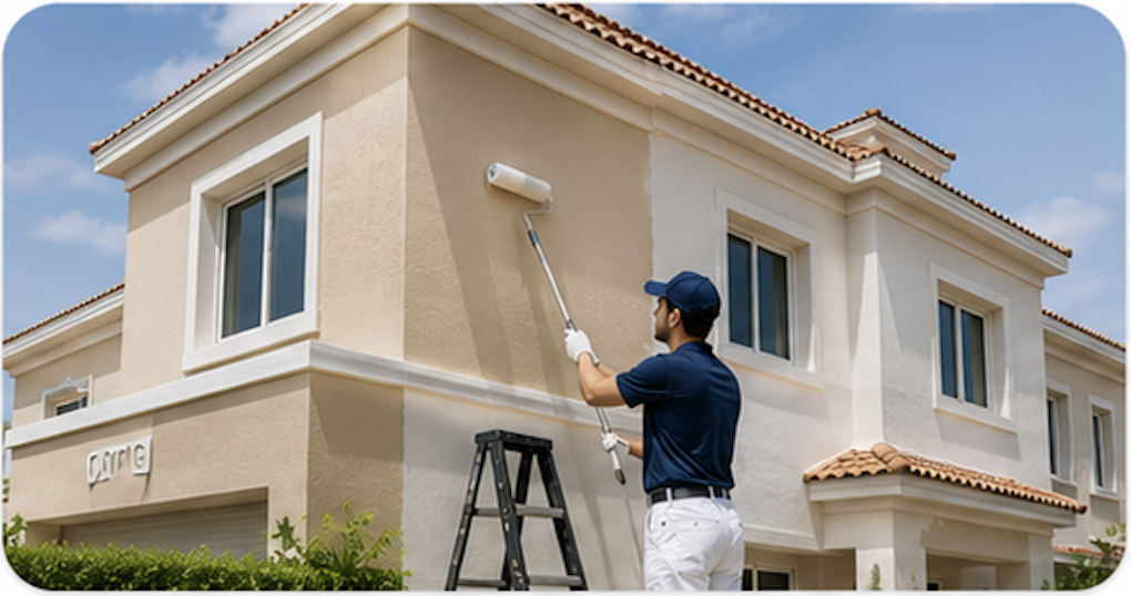 Exterior house painting