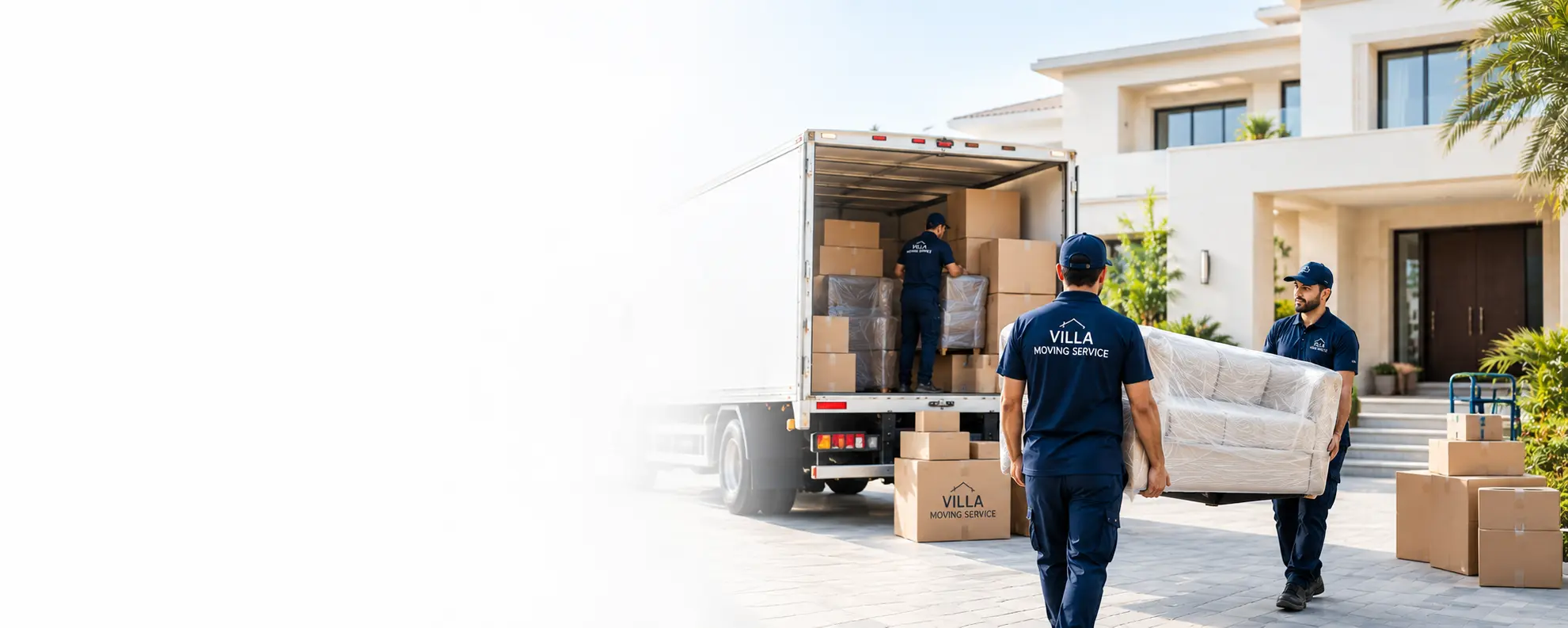 Professional villa moving service in Muscat